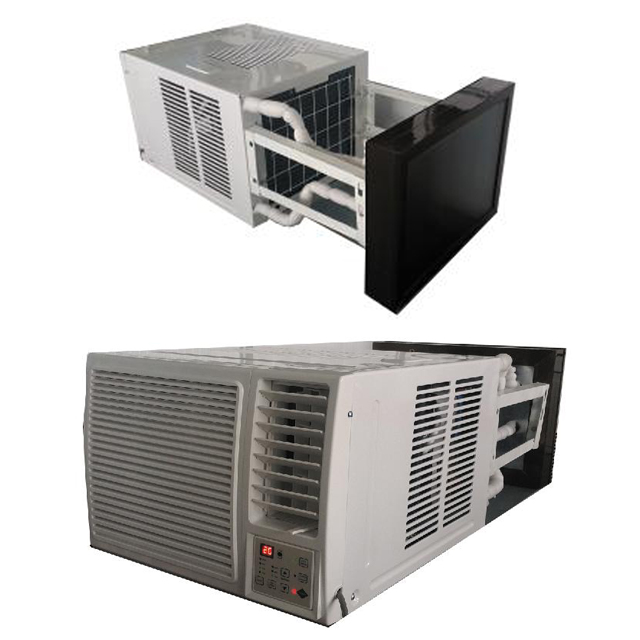 Window type hybrid solar air conditioner